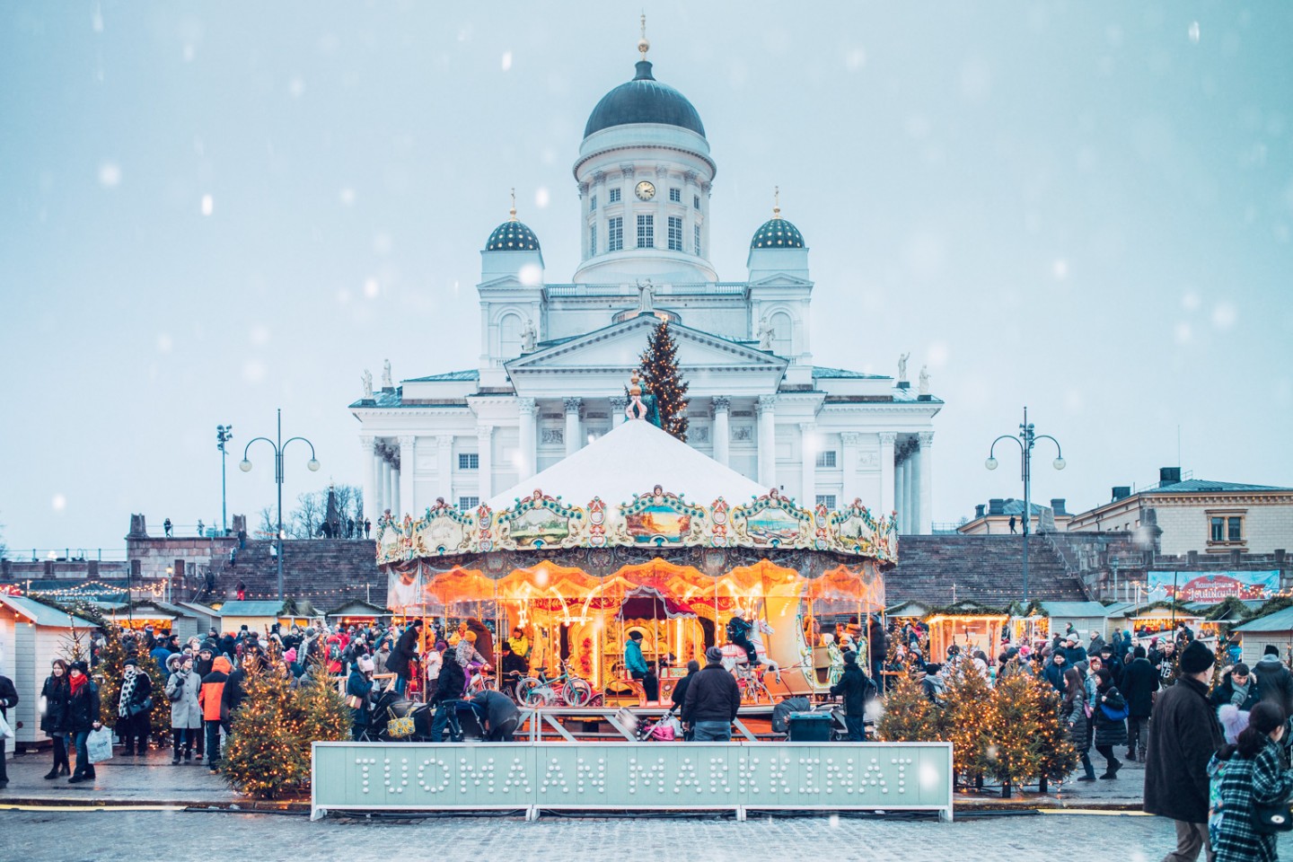 Helsinki Christmas market in the city centre