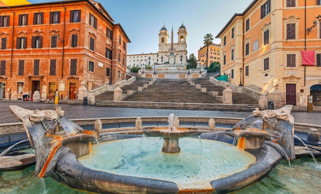 Piazza Navona with Bernini’s Fountain of the Four Rivers, Rome