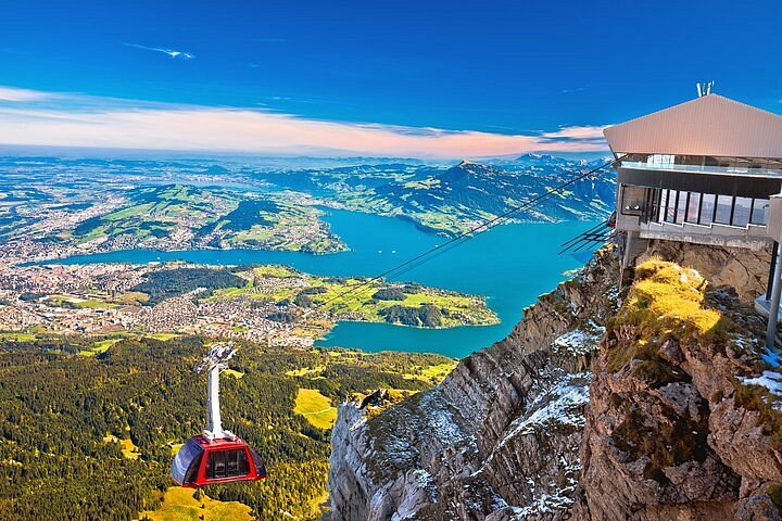 Mount Pilatus and Lake Luzern