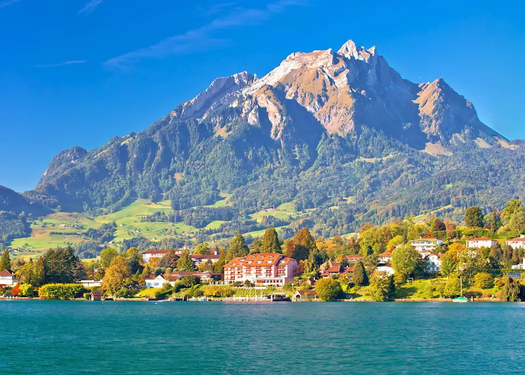 Mount Pilatus from Lake Lucerne