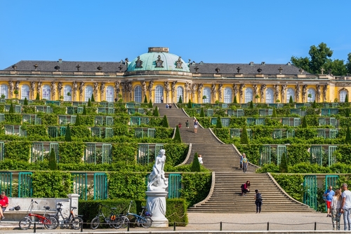 Sanssouci Palace and its terraced baroque gardens