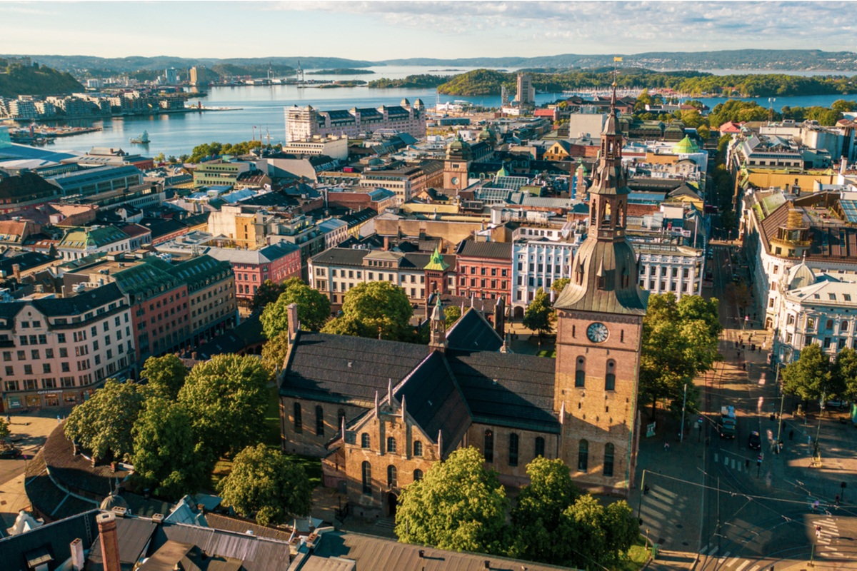 Oslo waterfront and city skyline